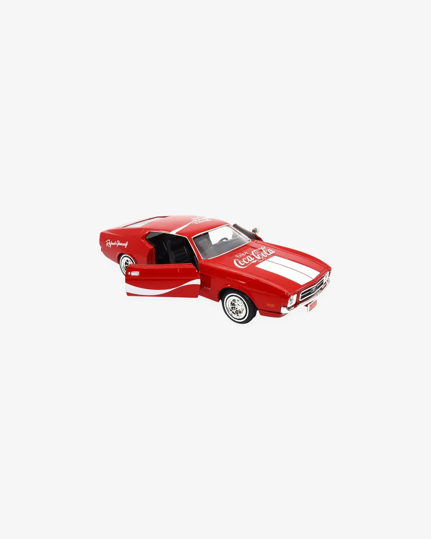 Машинка литая коллекционная модель по лицензии Coca-Cola 1971 Ford Mustang Sportsroof — 1