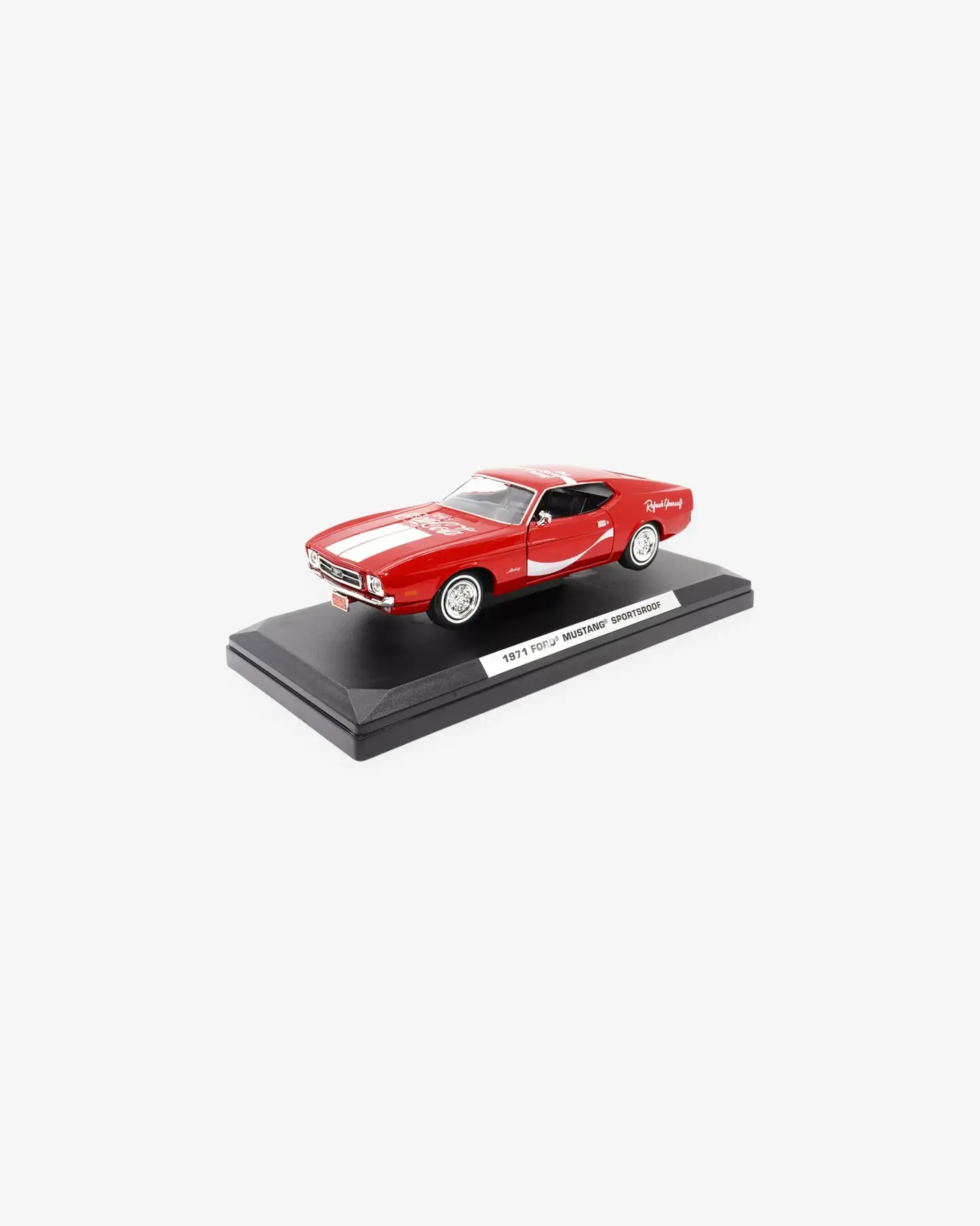 Машинка литая коллекционная модель по лицензии Coca-Cola 1971 Ford Mustang Sportsroof — 3