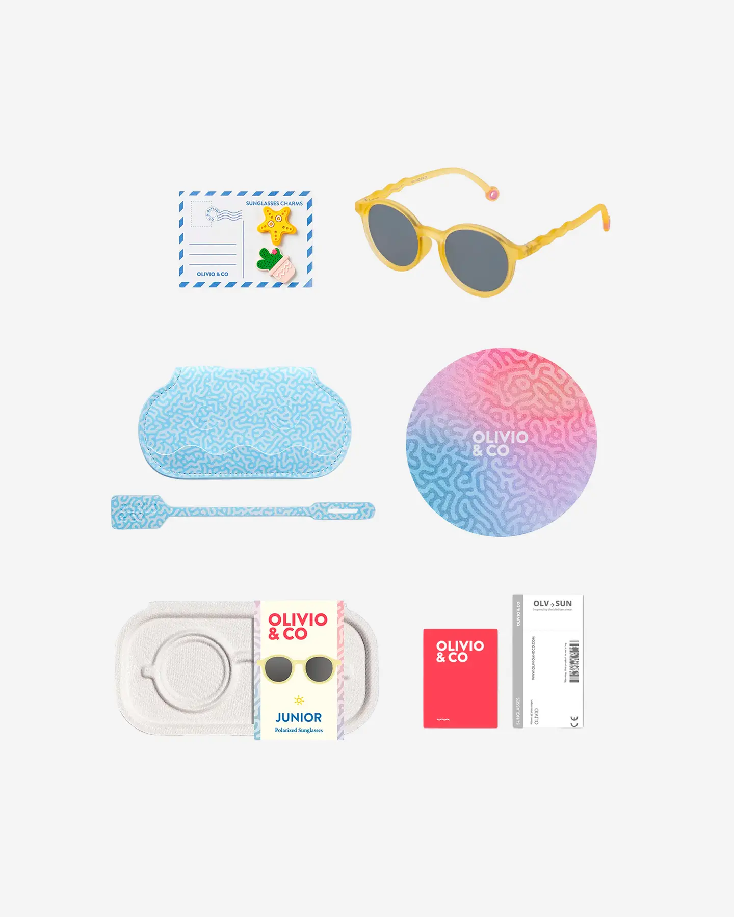 Очки JUNIOR Oval Sunglasses-Coral Reef-Sun coral  — 3
