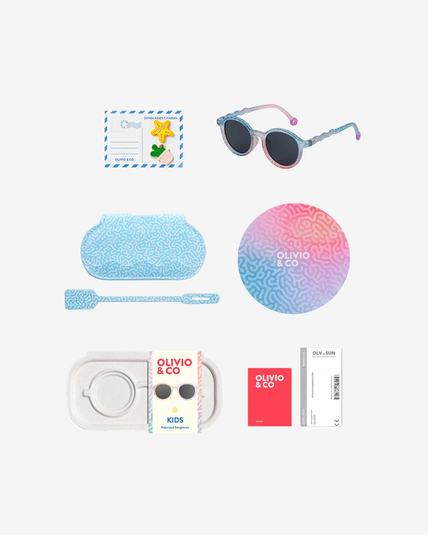 Очки KIDS Oval Sunglasses-Coral Reef-Coral Fantasy — 4