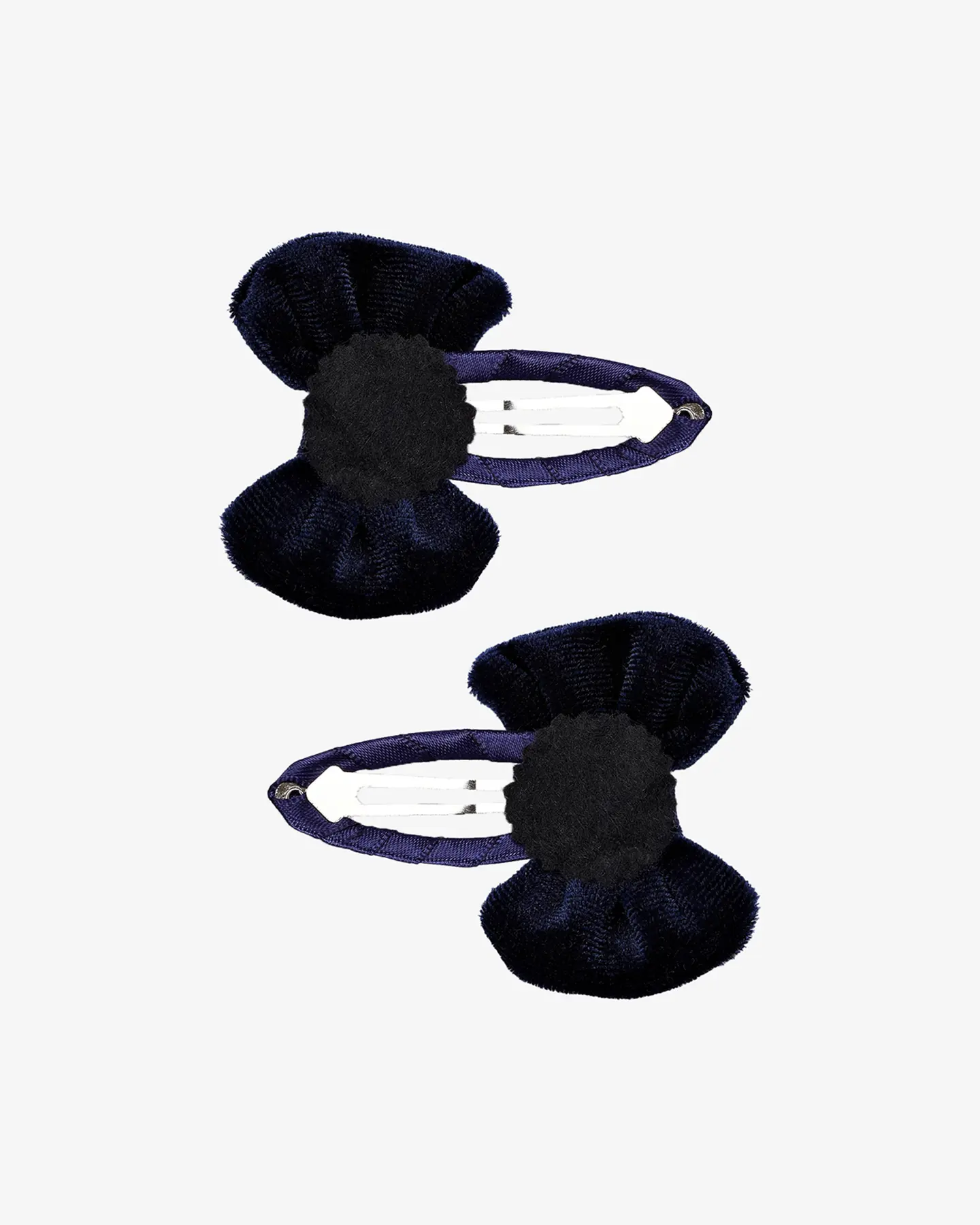 Заколка-клак Velours bow 2шт — 2