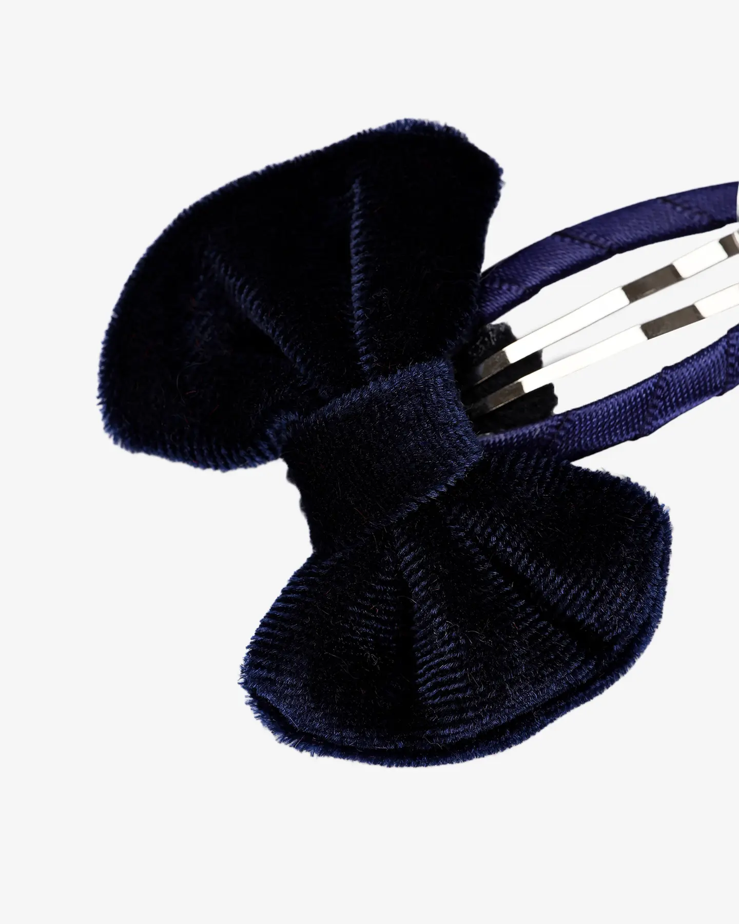 Заколка-клак Velours bow 2шт — 3