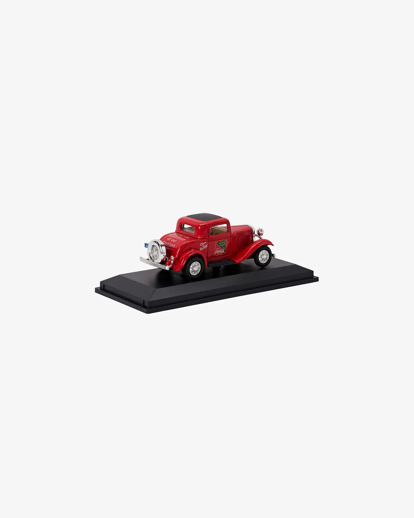 Машинка литая коллекционная Die-сast модель по лицензии Coca-Cola 1932 Ford Coupe, масштаб 1:43 — 3