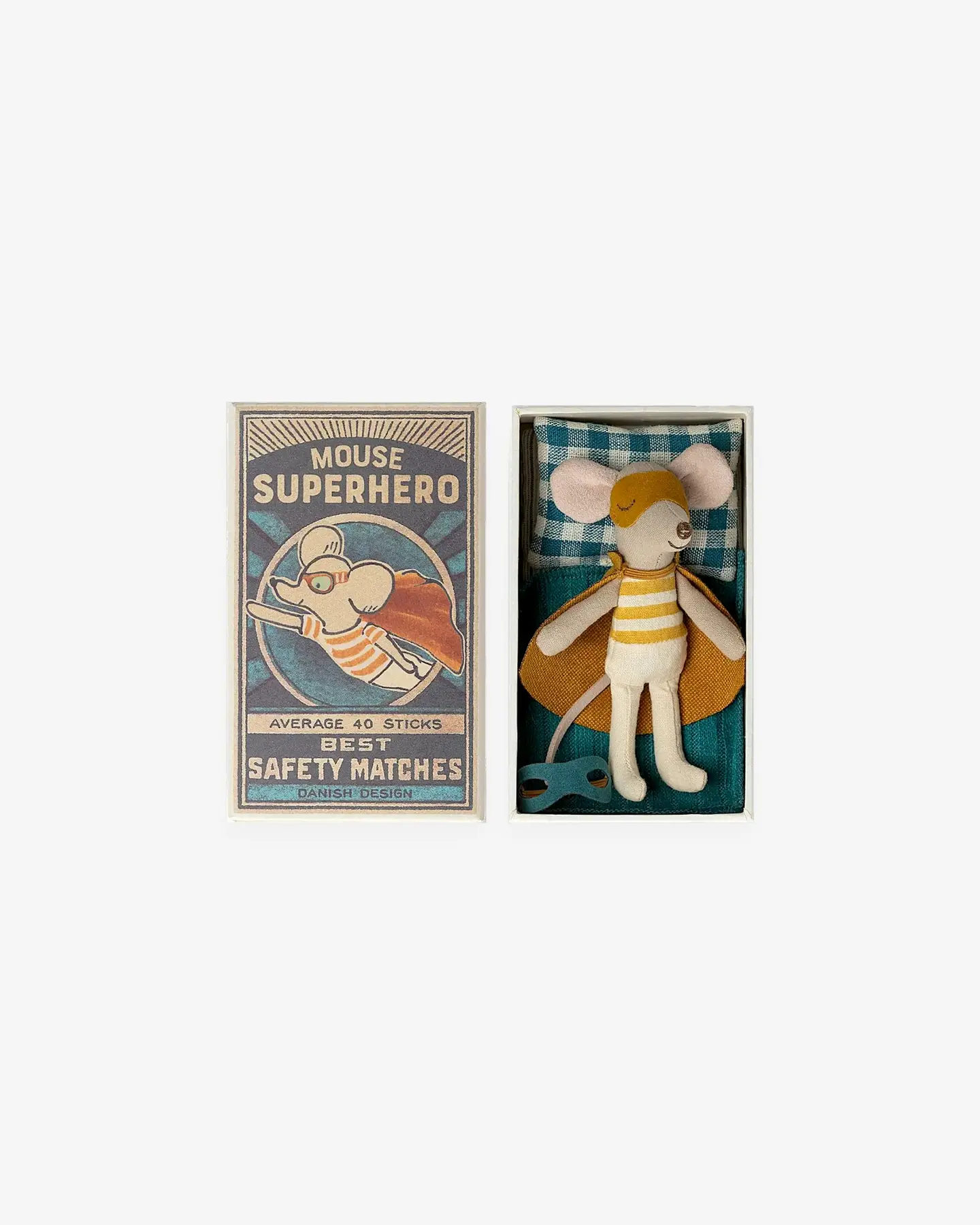Игрушка Мышь-супергерой, младший брат в спичечном коробке — 2