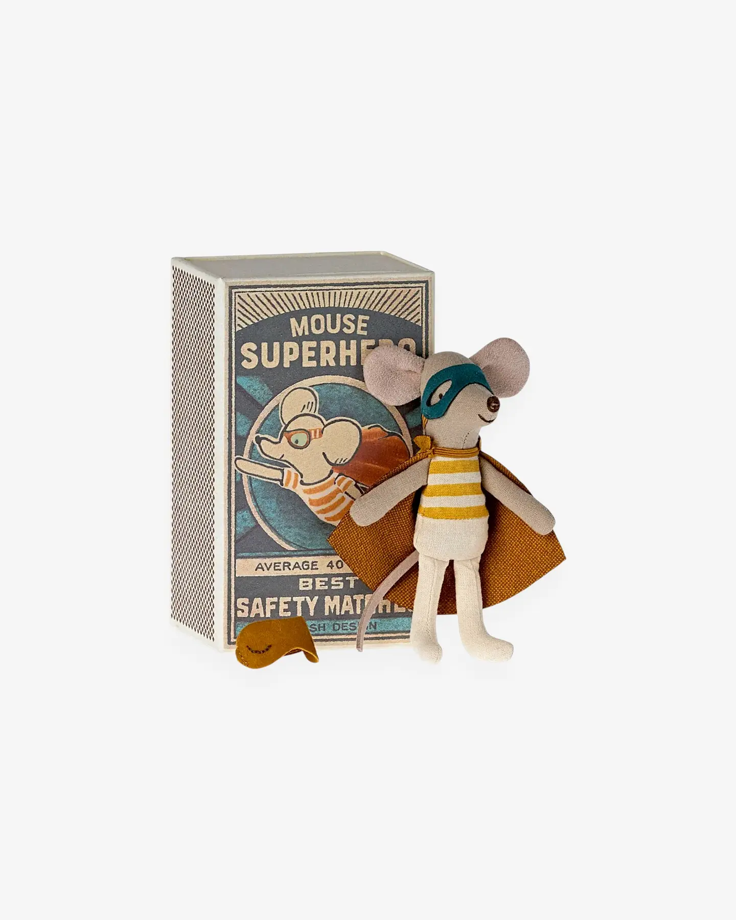 Игрушка Мышь-супергерой, младший брат в спичечном коробке — 3