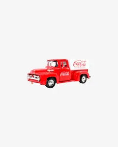 Машинка литая коллекционная Die-сast модель по лицензии Coca-Cola 1955 Ford F-100 Pickup, масштаб 1: — 1