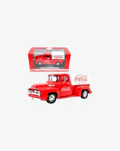 Машинка литая коллекционная Die-сast модель по лицензии Coca-Cola 1955 Ford F-100 Pickup, масштаб 1: — 4