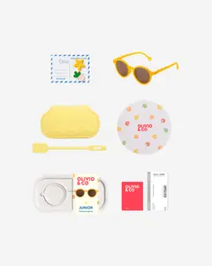 Очки JUNIOR Oval Sunglasses-Citrus Garden-Citrus Yellow — 4