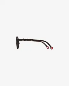 Очки JUNIOR Oval Sunglasses-Classic Olivio-Squid Black — 3