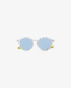 Очки JUNIOR Oval Sunglasses-Classic Olivio-Jellyfish White — 1