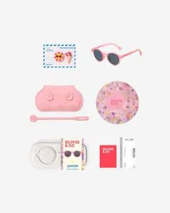 Очки JUNIOR Oval Sunglasses-Flower Stall-Rock Rose — 4