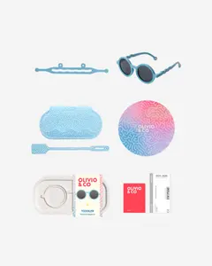 Очки BABY Round Sunglasses-Classic Olivio-Reef Blue — 3