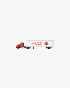 Машинка литая коллекционная Die-сast модель по лицензии Coca-Cola Drink Coca-Cola Tractor and Traile — 1