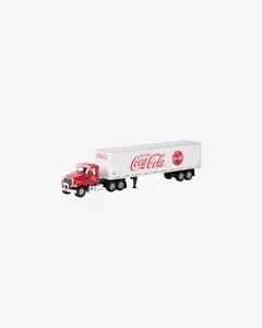 Машинка литая коллекционная Die-сast модель по лицензии Coca-Cola Drink Coca-Cola Tractor and Traile — 3