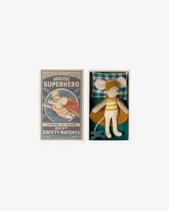 Игрушка Мышь-супергерой, младший брат в спичечном коробке — 2