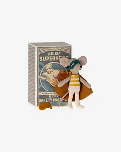 Игрушка Мышь-супергерой, младший брат в спичечном коробке — 3