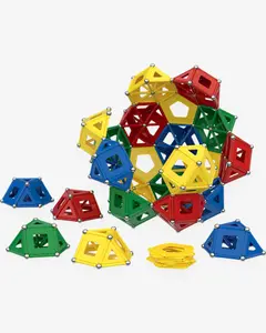Конструктор магнитный Geomag "Обучение - геометрическая лаборатория", набор, 284 эл. — 2