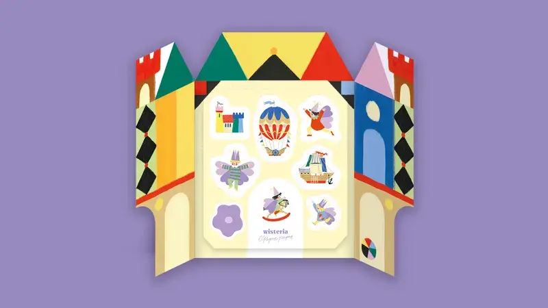 Wisteria х O.paper.paper — Смоляной стикерпак OPPхWisteria