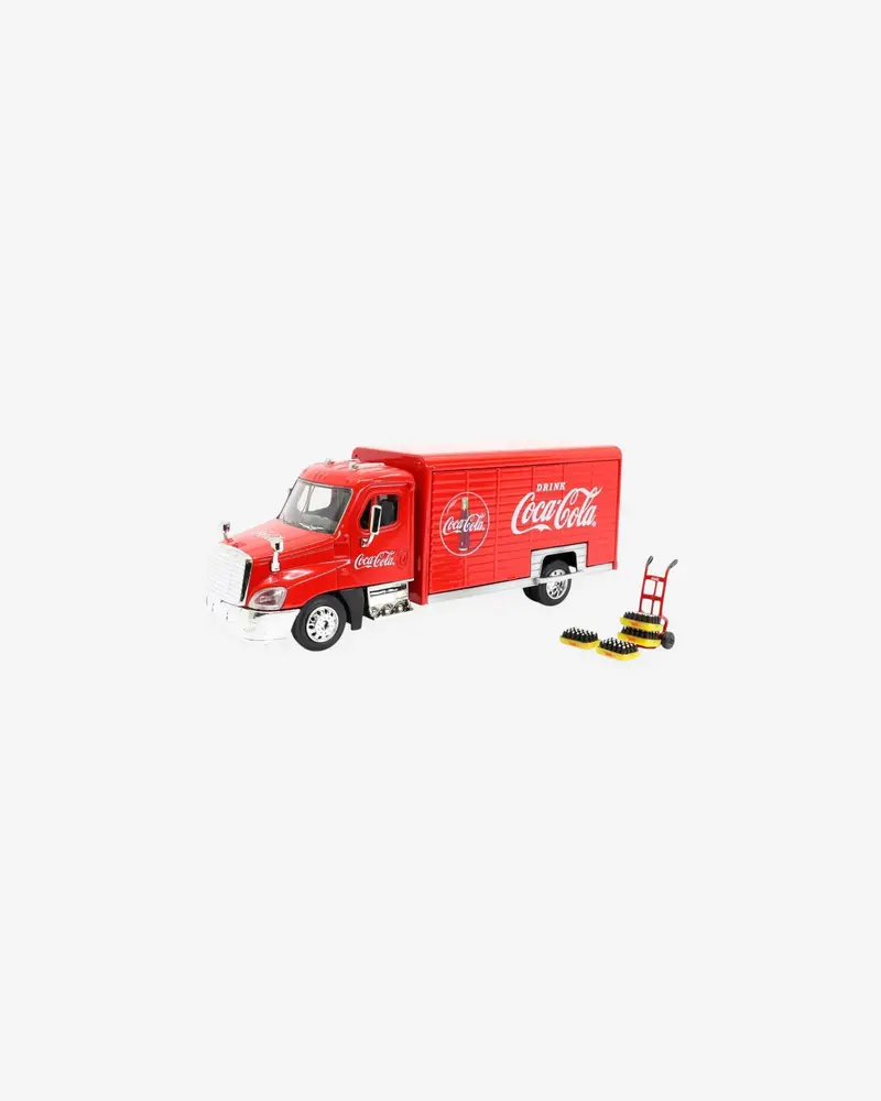 MOTOR CITY CLASSICS — Машинка литая коллекционная Die-сast модель по лицензии Coca-Cola Beverage Delivery Truck With 2 Sli