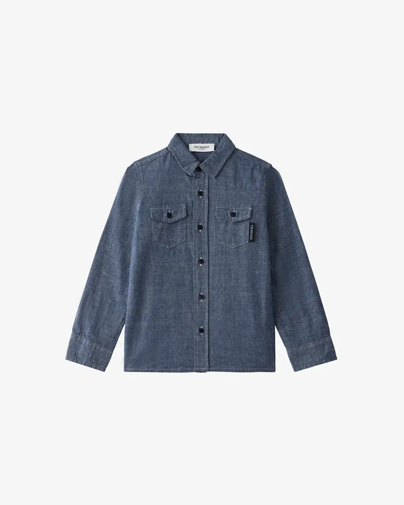 TRUSSARDI JUNIOR — Рубашка джинсовая