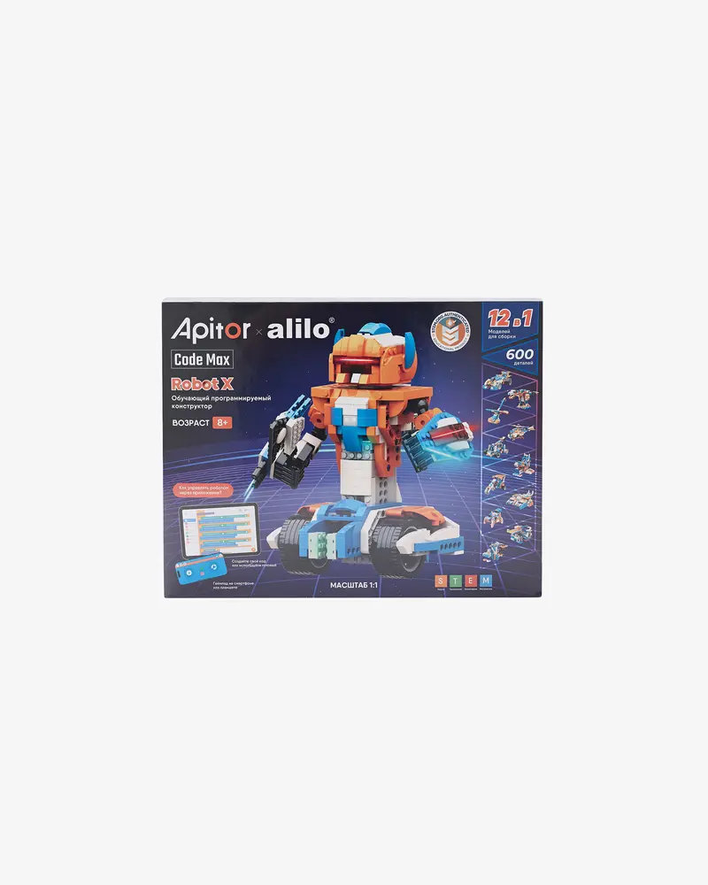 APITOR — Программируемый конструктор Apitor Robot X 12в1