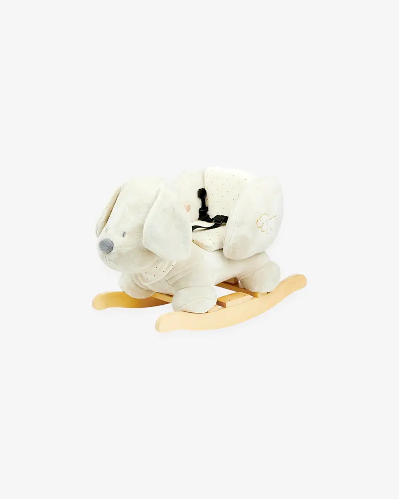 NATTOU — Качалка детская Nattou (Наттоу) CHARLIE Собачка vanilla